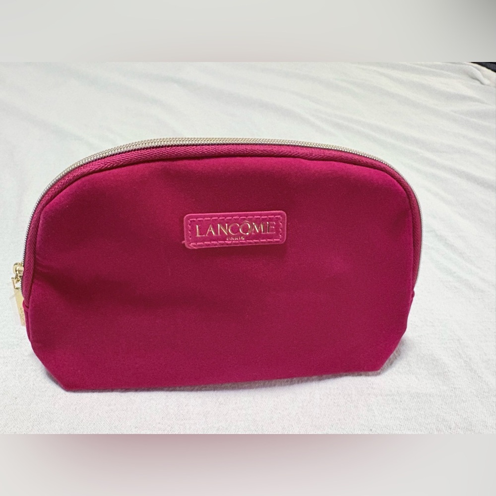 Free with purchase Lancome  Velvet Cosmetic Pouch